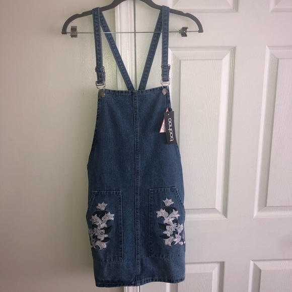 Denim Embroidery Dress - Picture 3 of 8